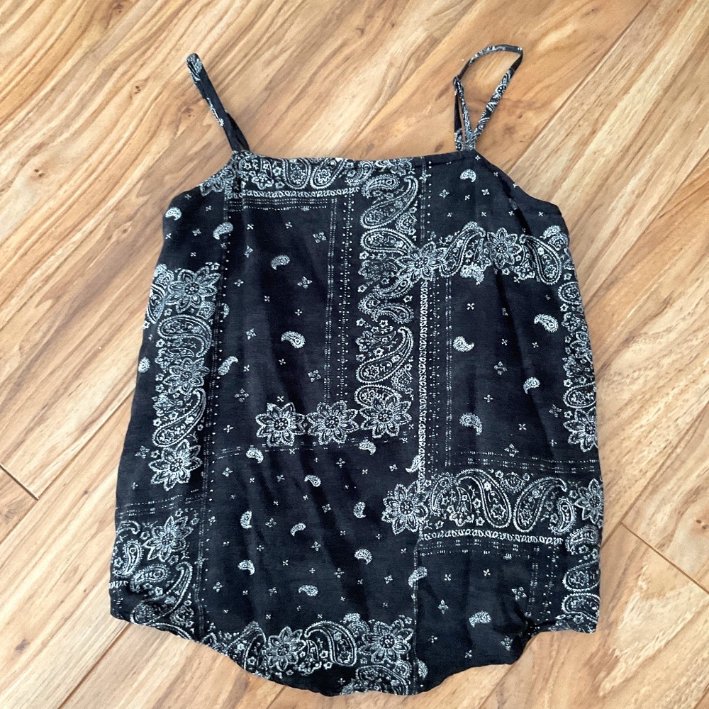 Abercrombie kids size 15/16 black tank top